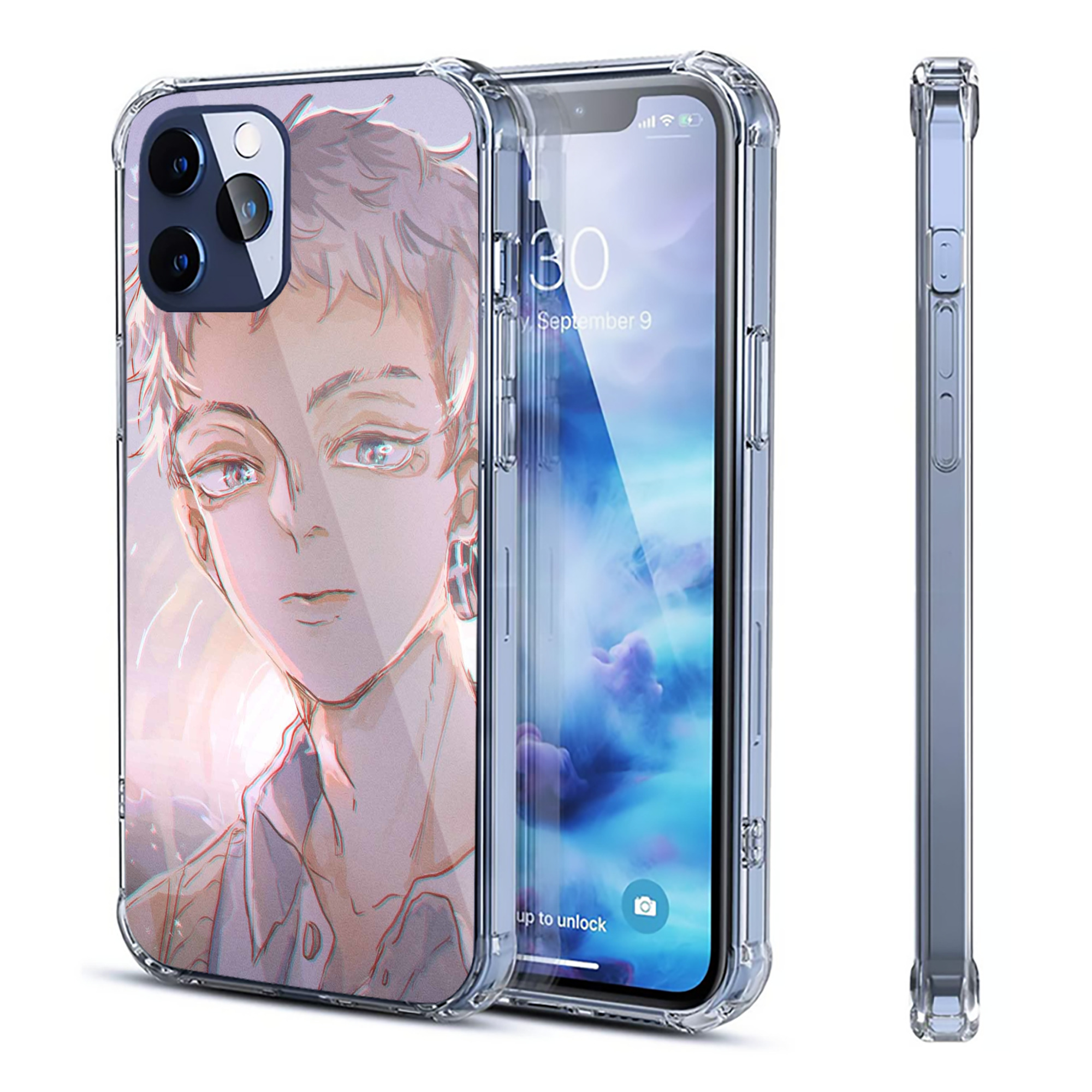 （画像用） 東京リベンジャーズ Tokyo Revengers 【iPhone 12シリーズ対応】透明スマホケース（クリアソフトケース）